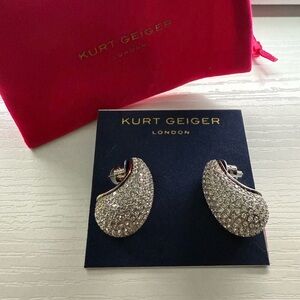 Kurt Geiger PAVE DOME EARRINGS